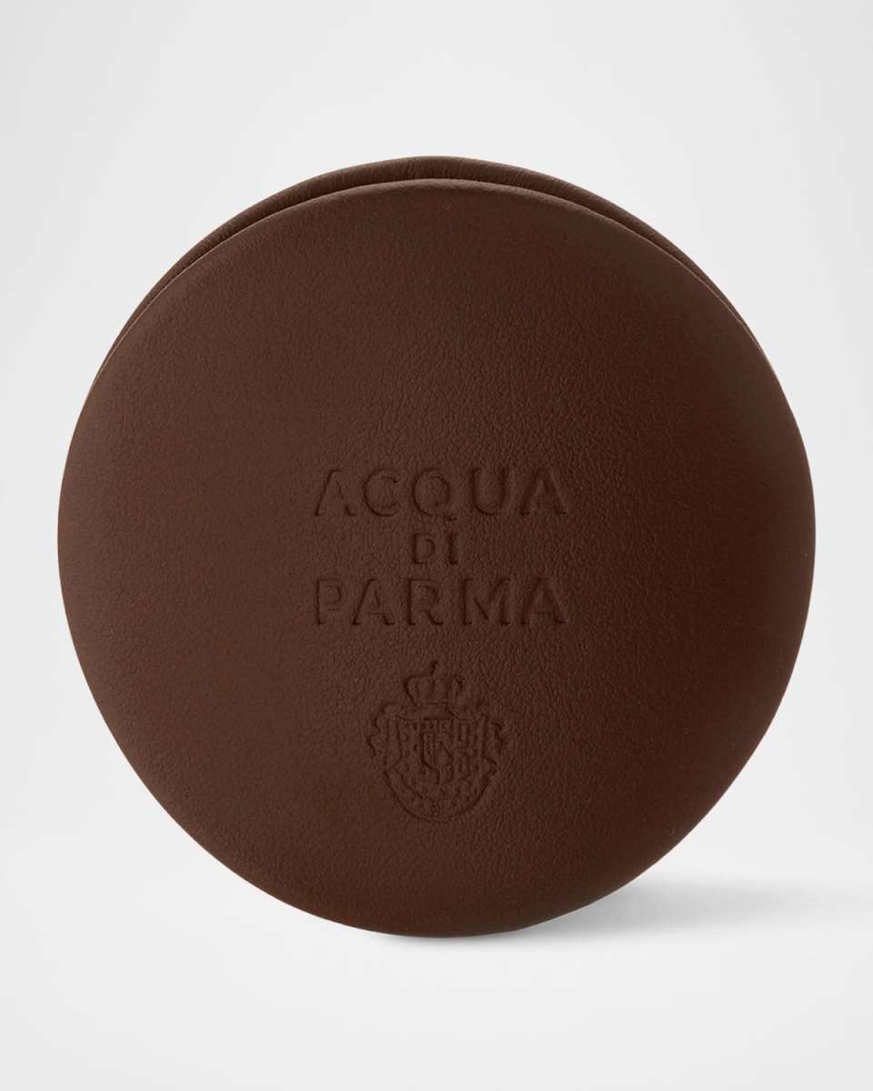 Dark Brown Leather and Azure Car Diffuser Case